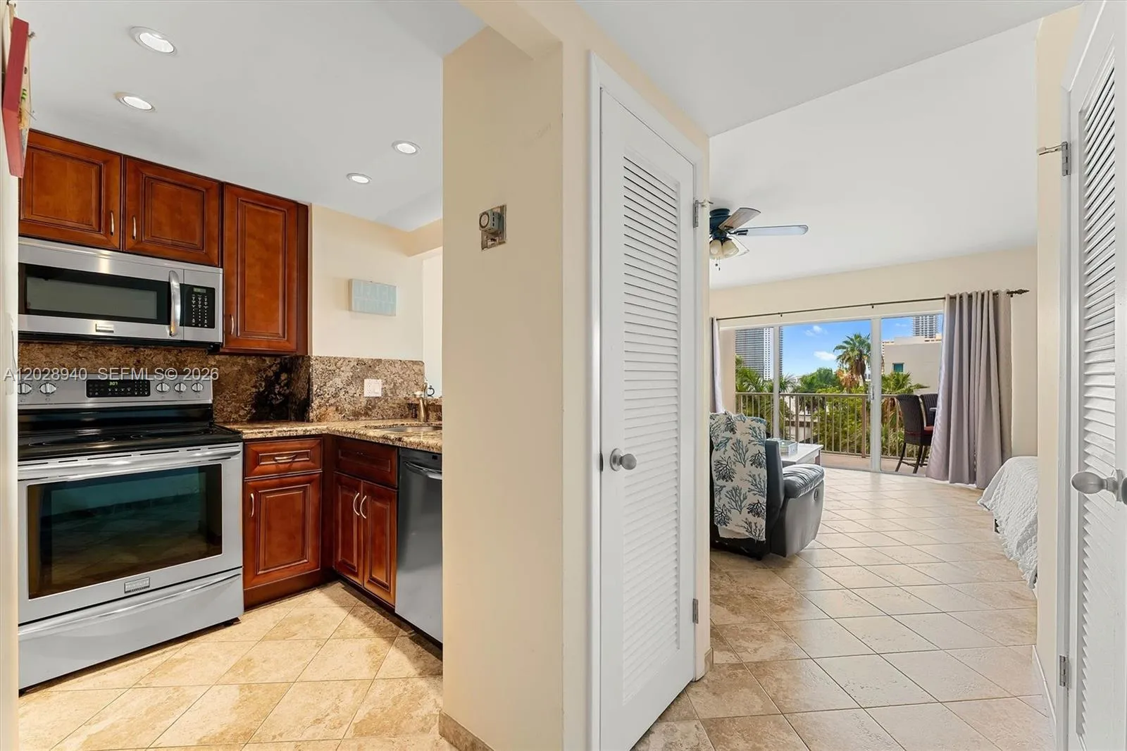 Kitchen view from entry