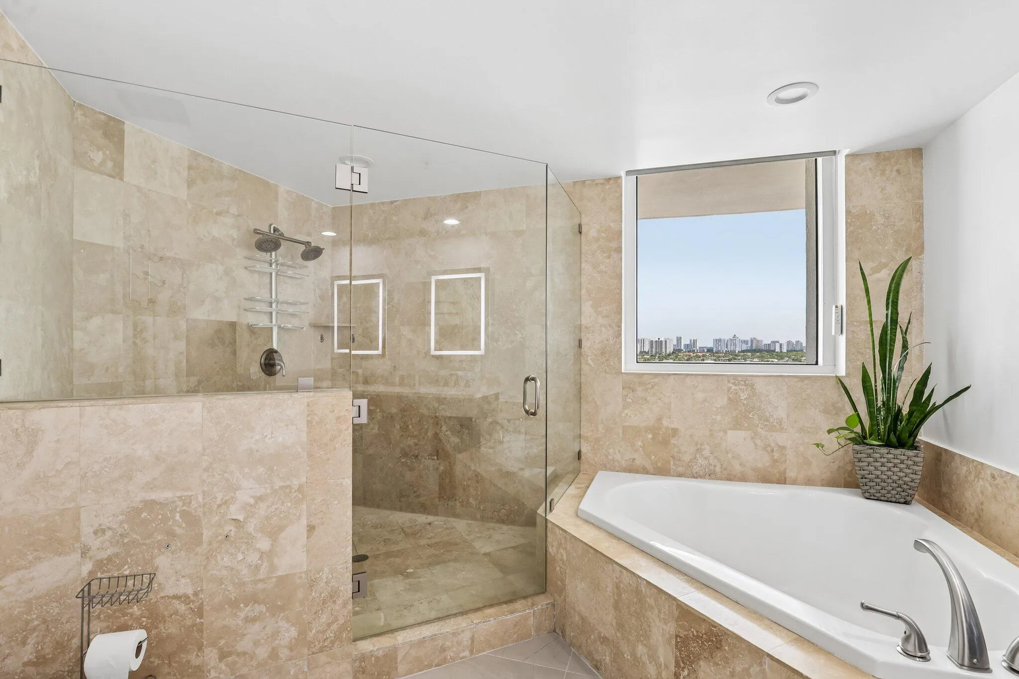 You will love to soak in this updated primary bath with an abundance of natural light.