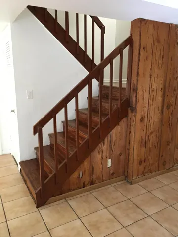 Wood Stairway to 2nd Flr