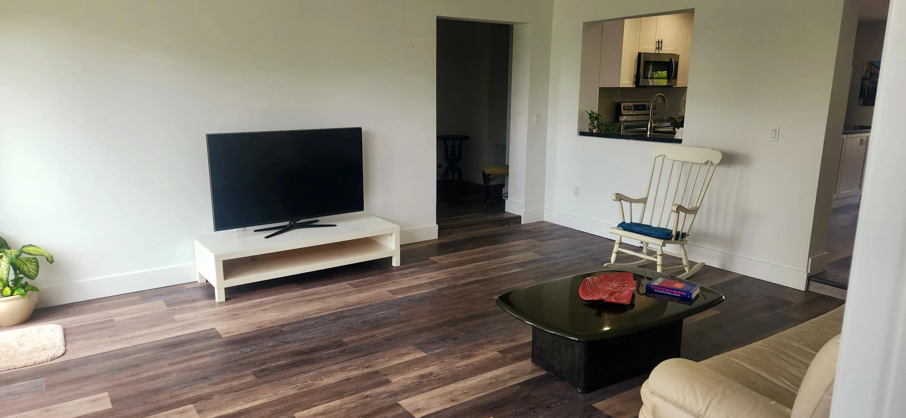 Family Room with pass-through