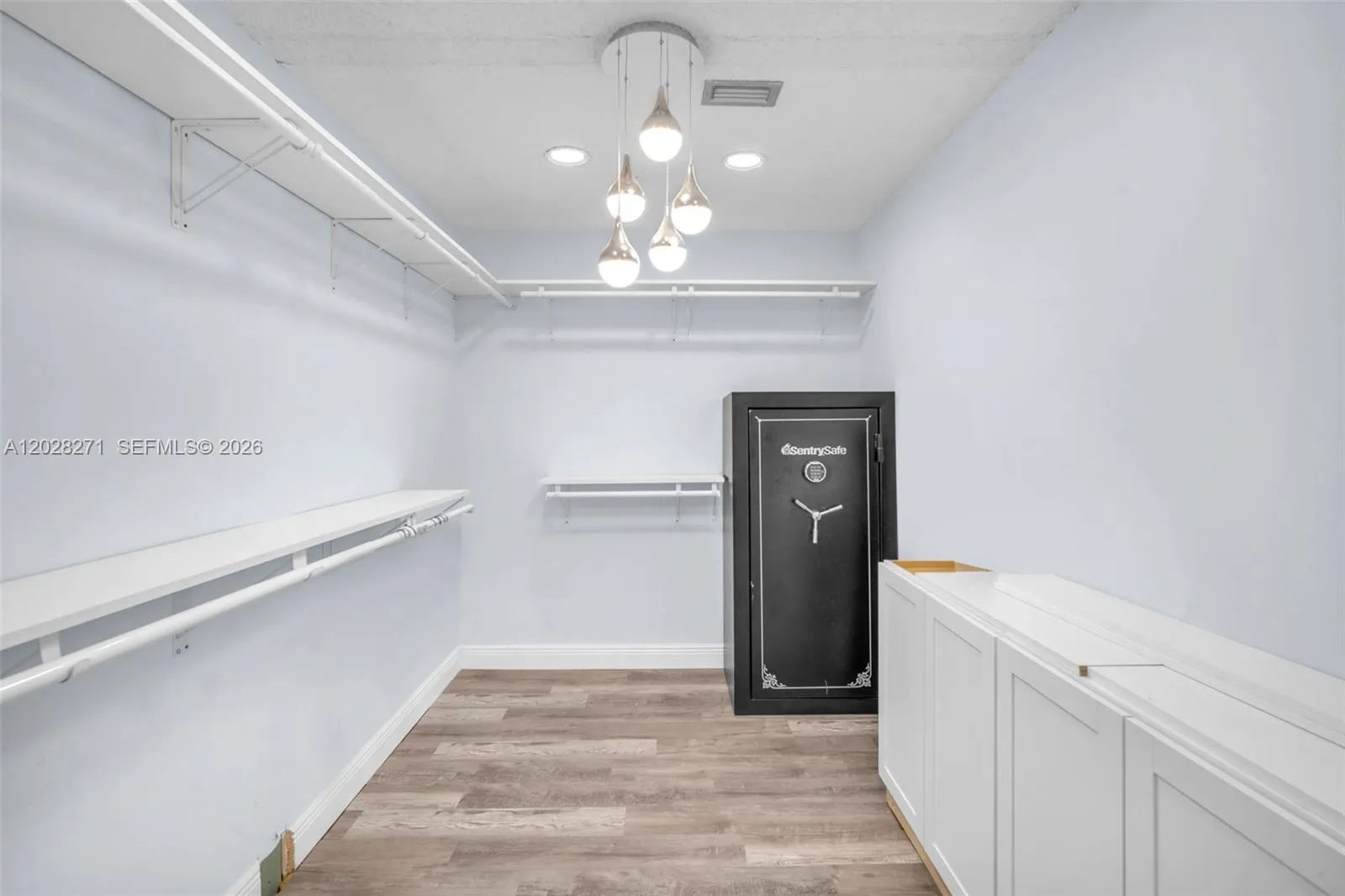 Primary closet