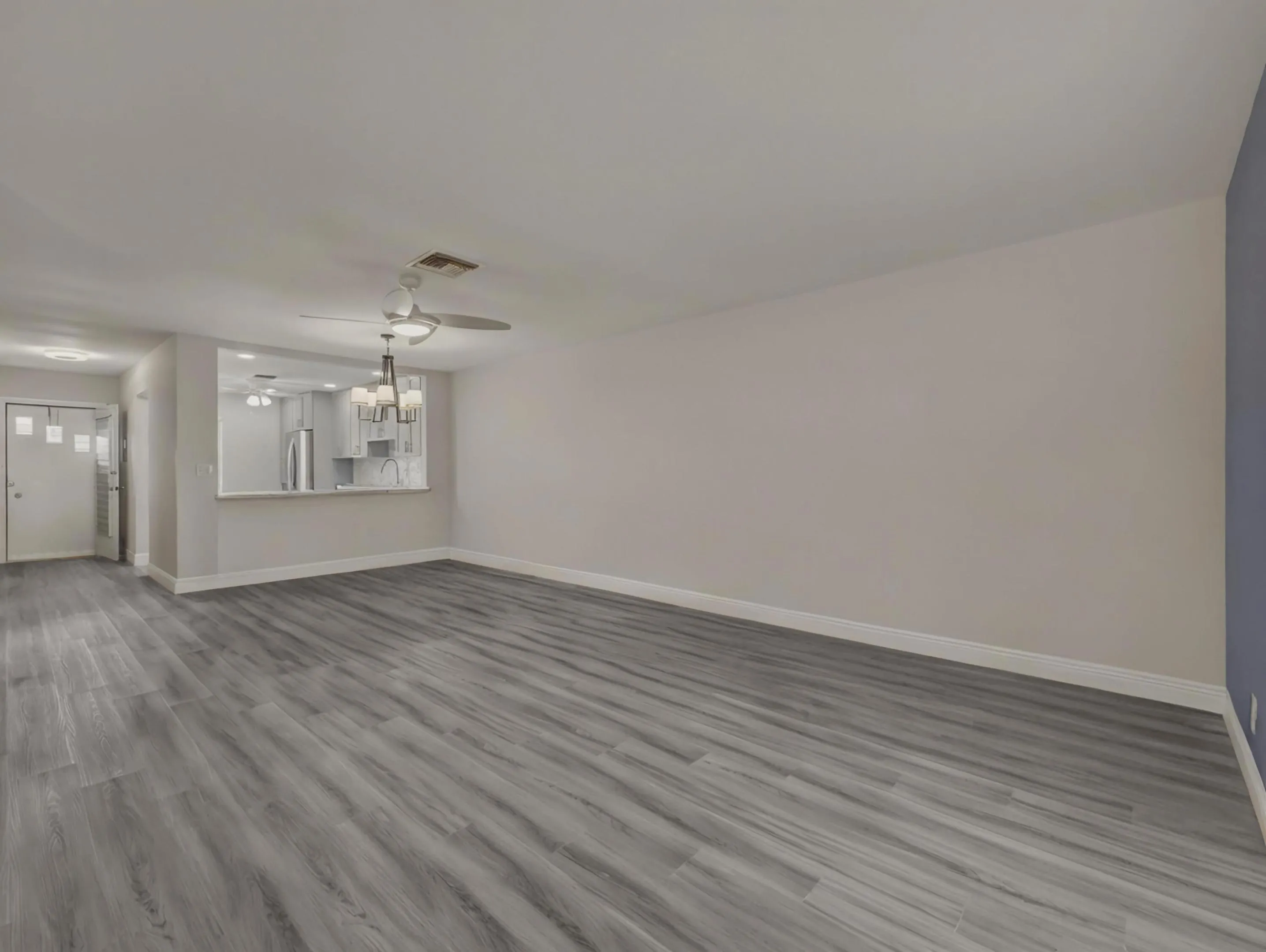 Empty Living Dining