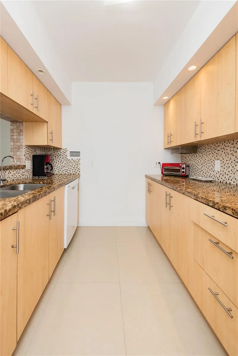 Kitchen with Granite Counter Tops