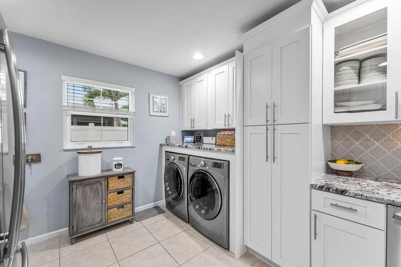 Inside laundry