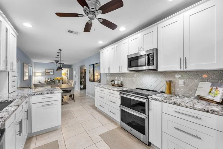 Kitchen with double oven
