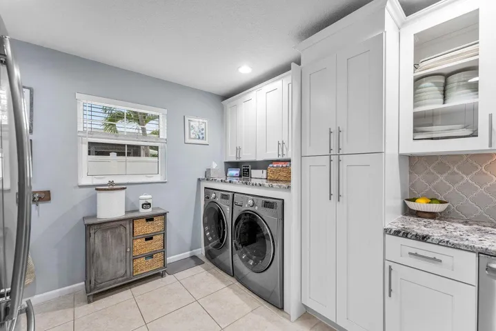 Inside laundry