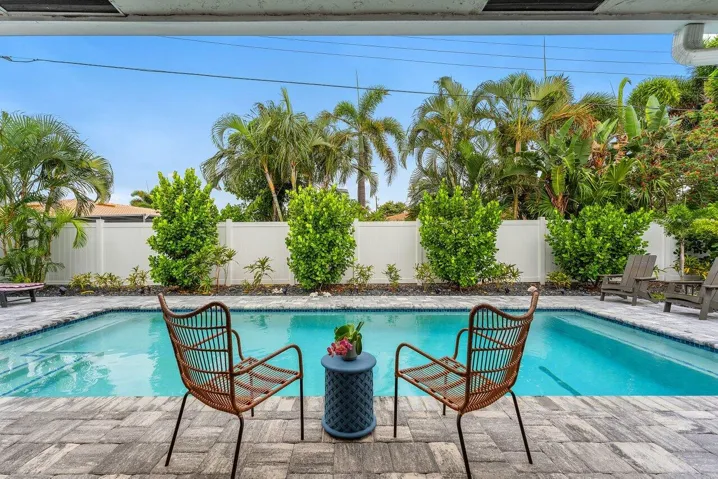 Resort style pool