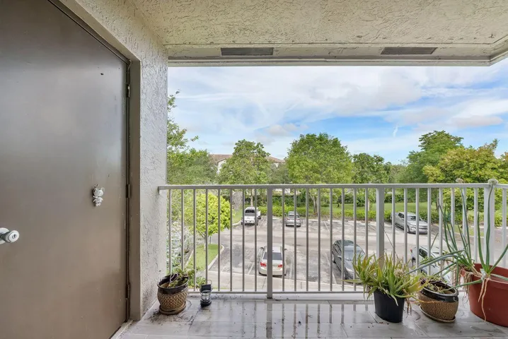 Open Patio with Storage