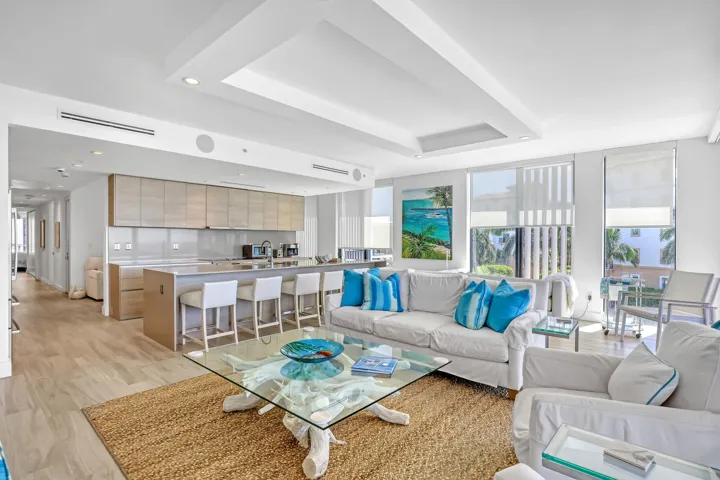 Spacious open living area