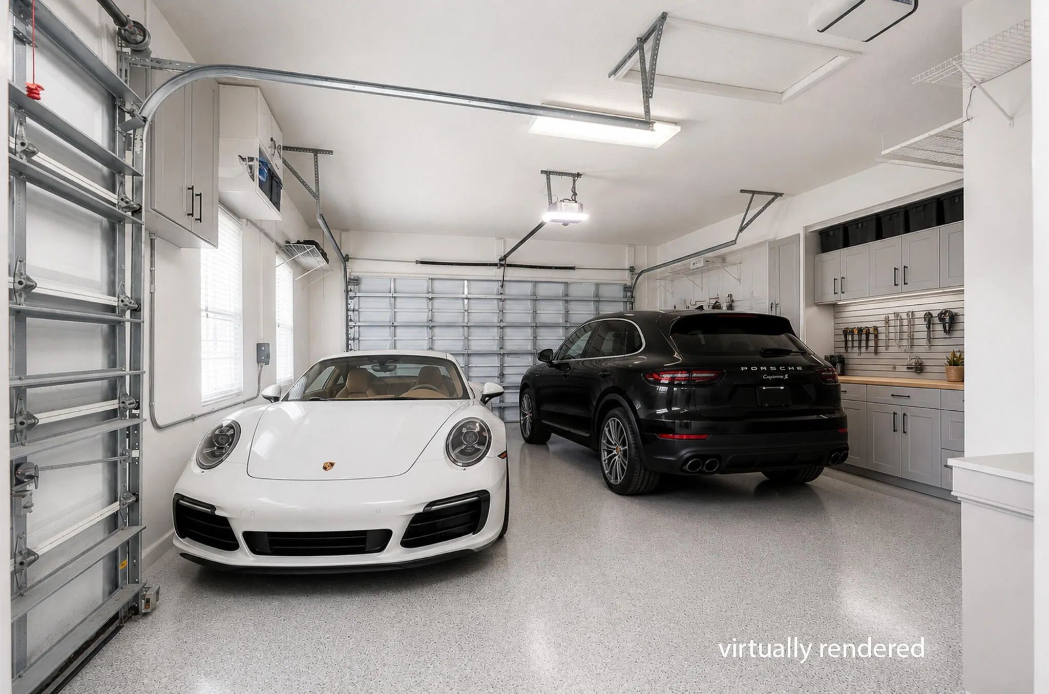ai virtually staged garage