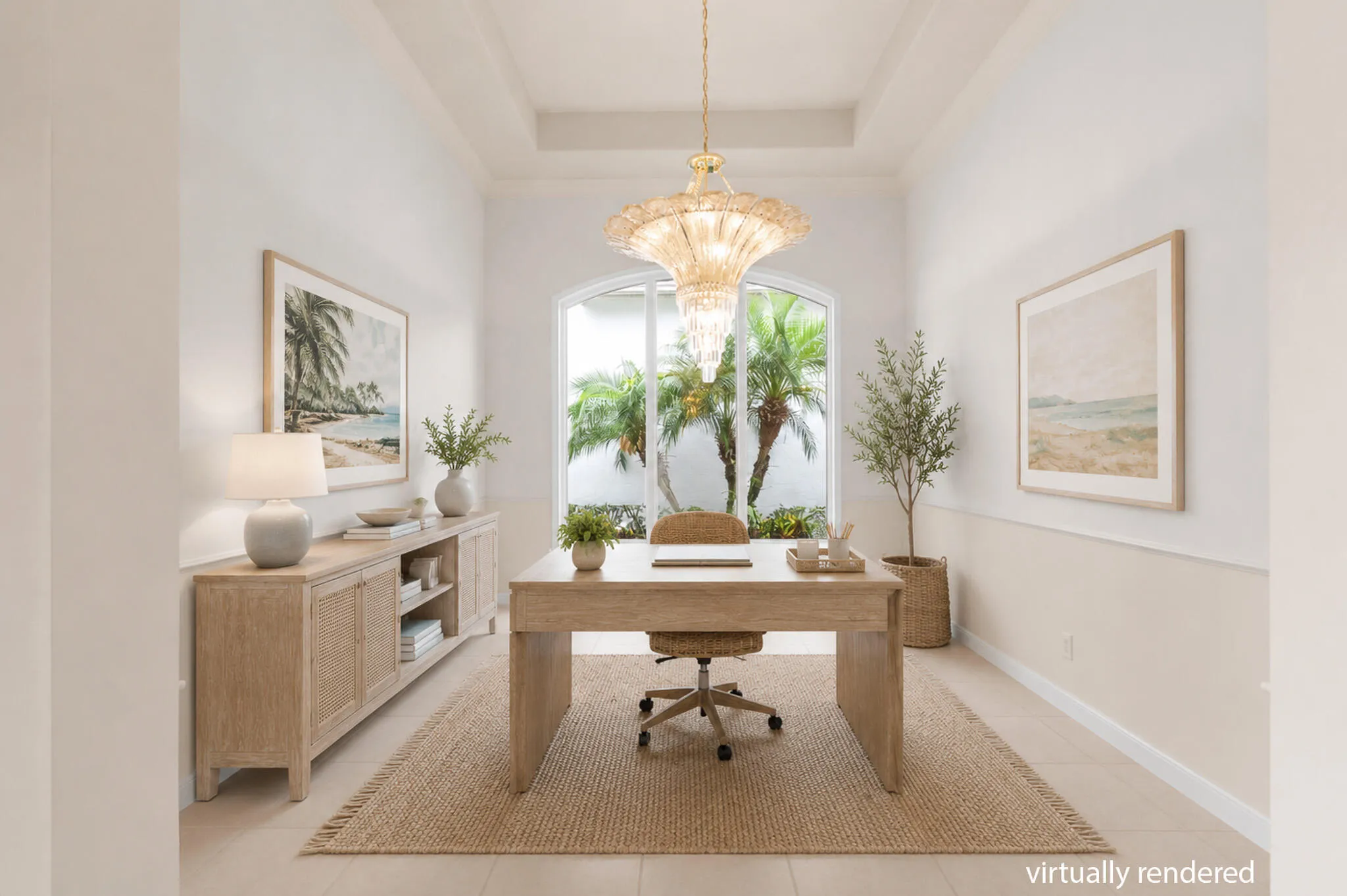 ai virtual staged office