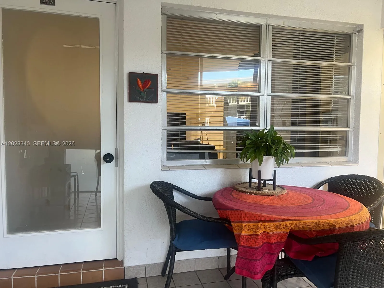 first floor patio