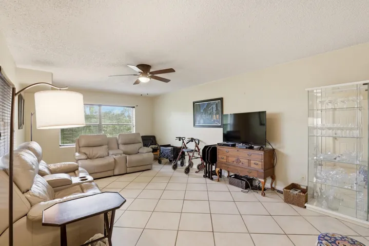 Tile throughout main living areas