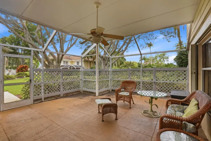 Enjoy tranquil garden views from the patio, surrounded by lush greenery and a peaceful outdoor setting. It's the perfect place to relax with your morning coffee or unwind at the end of the day.