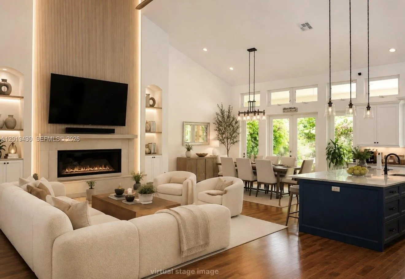 Virtually Staged. Furniture & Decor for Illustration Only