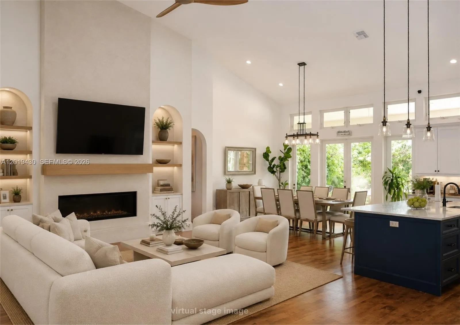 Virtually Staged. Furniture & Decor for Illustration Only