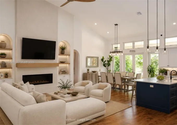 Virtually Staged. Furniture & Decor for Illustration Only