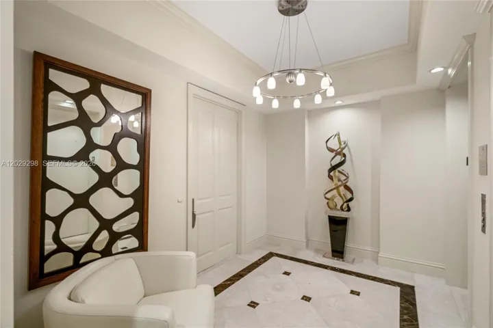 Private foyer from elevator