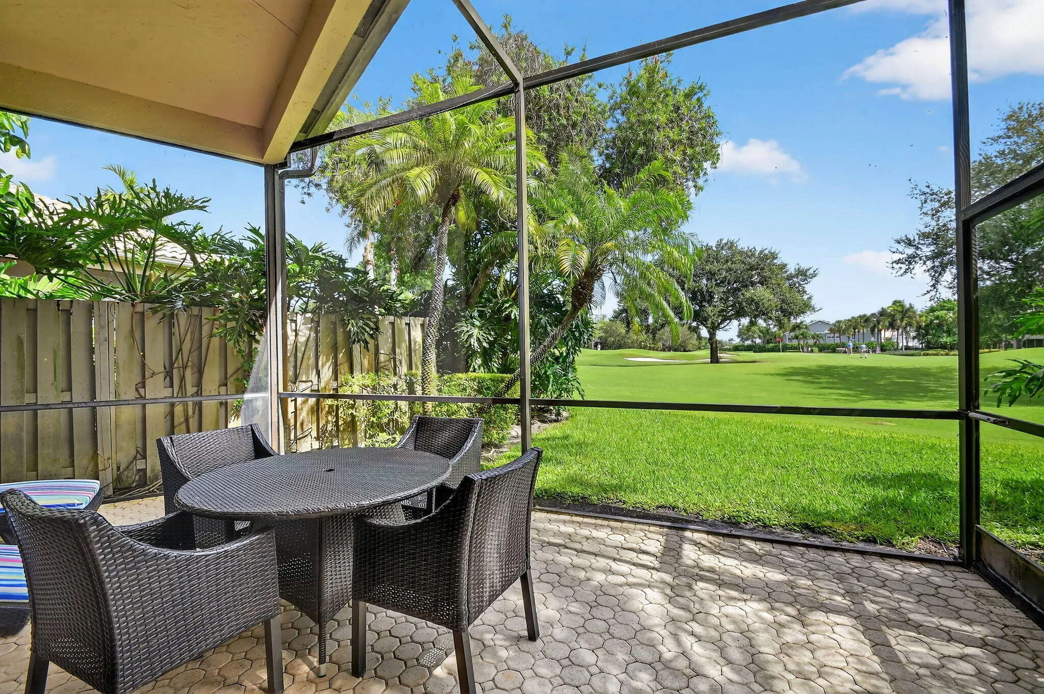 Covered & Screened Patio