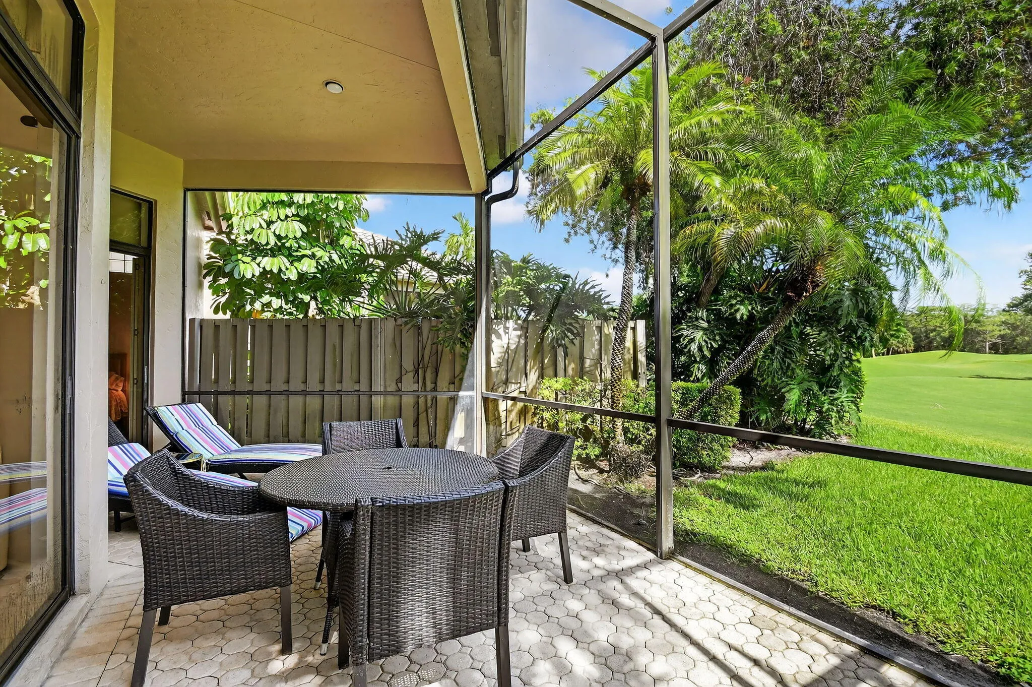 Covered & Screened Patio