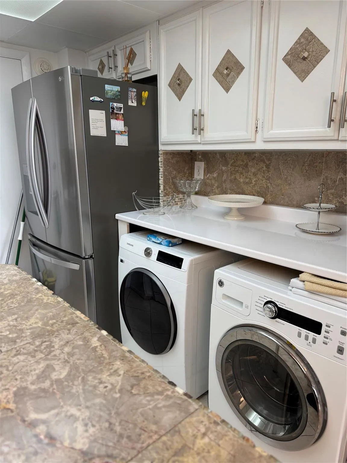 washer/dryer in the unit