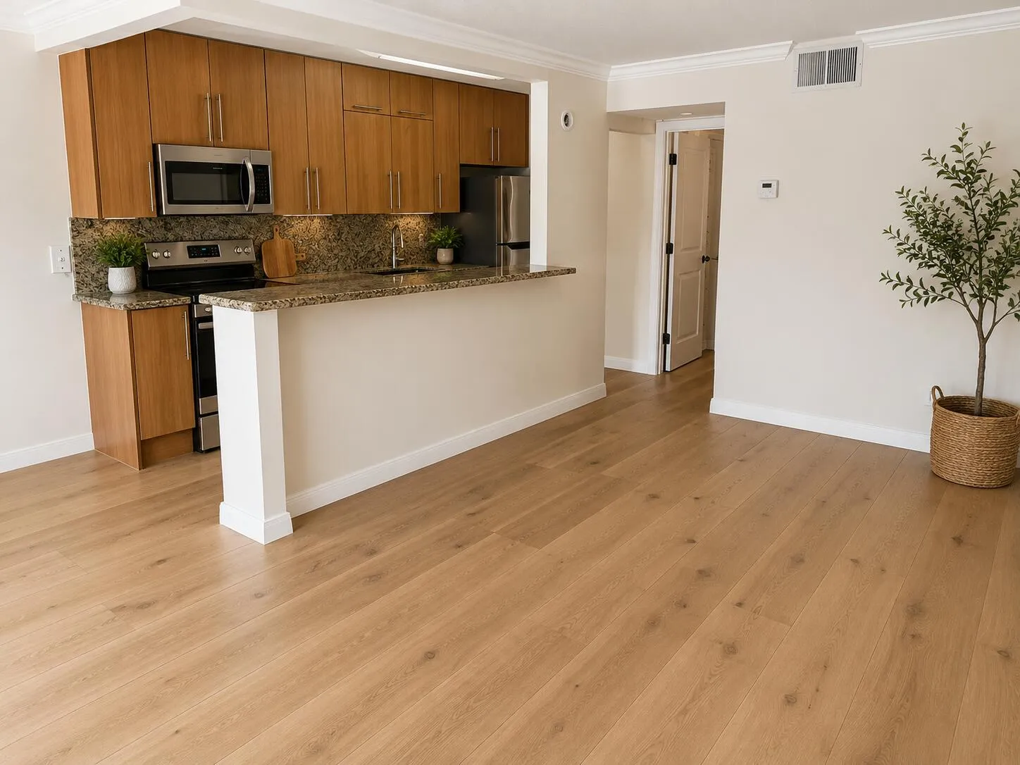 New wide plank flooring coming soon