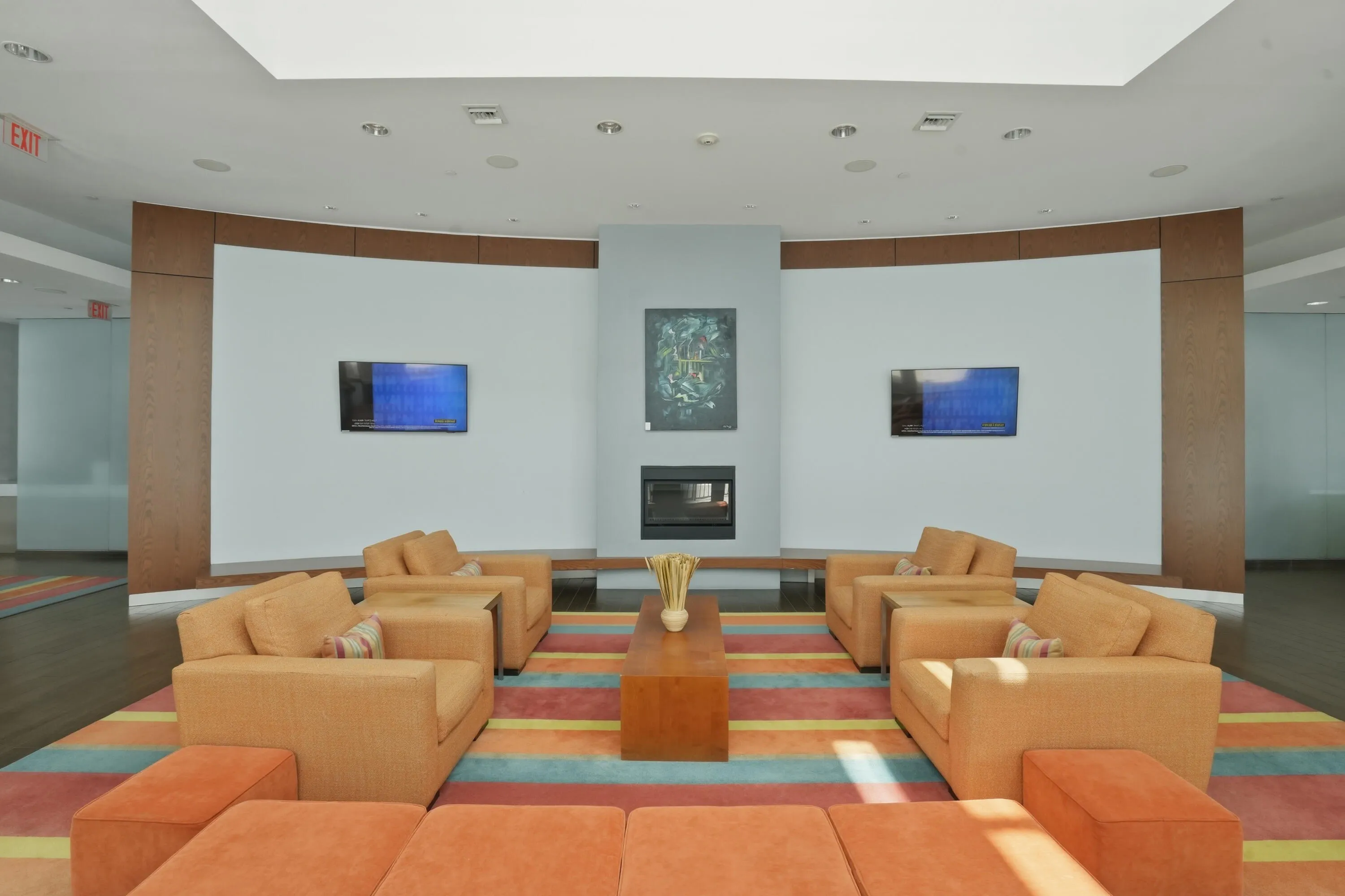 Residents enjoy a 24-hour attended lobby, resort-style pool and spa, fitness center, clubhouse, business center, media room, billiards room, and outdoor gathering spaces—all just moments from Brightline, CityPlace, the Kravis Center, Palm Beach Island, and Downtown West Palm Beach.