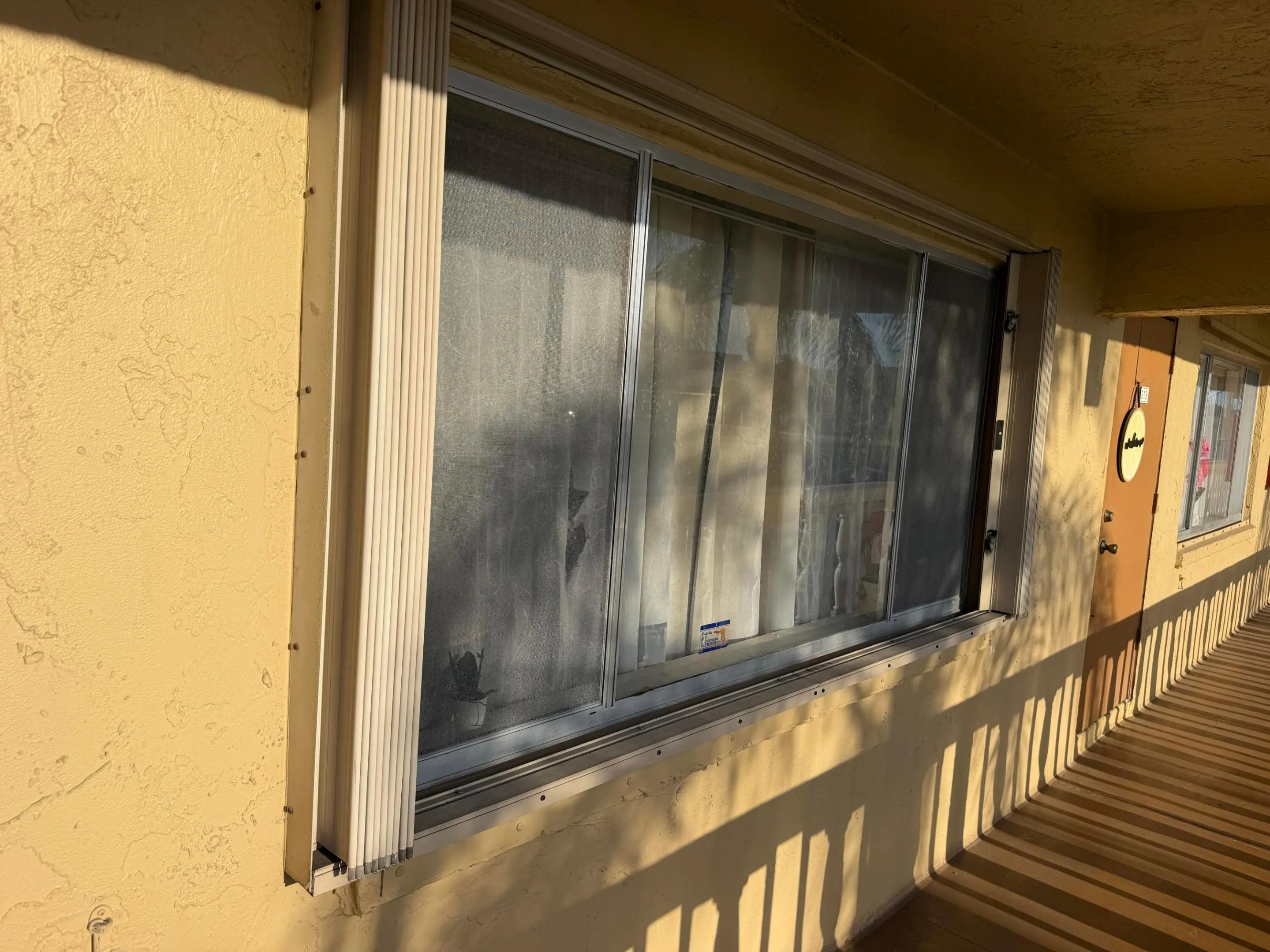 According shutters