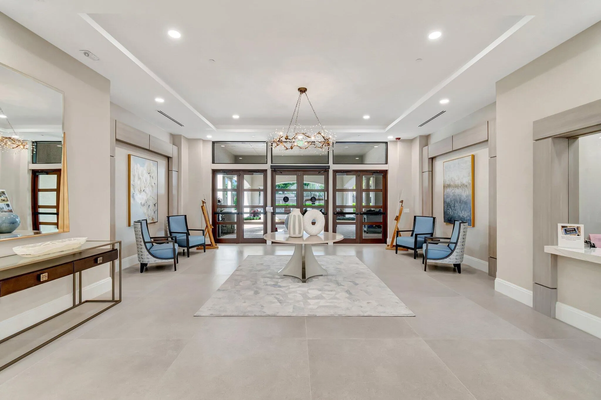 New Reception area