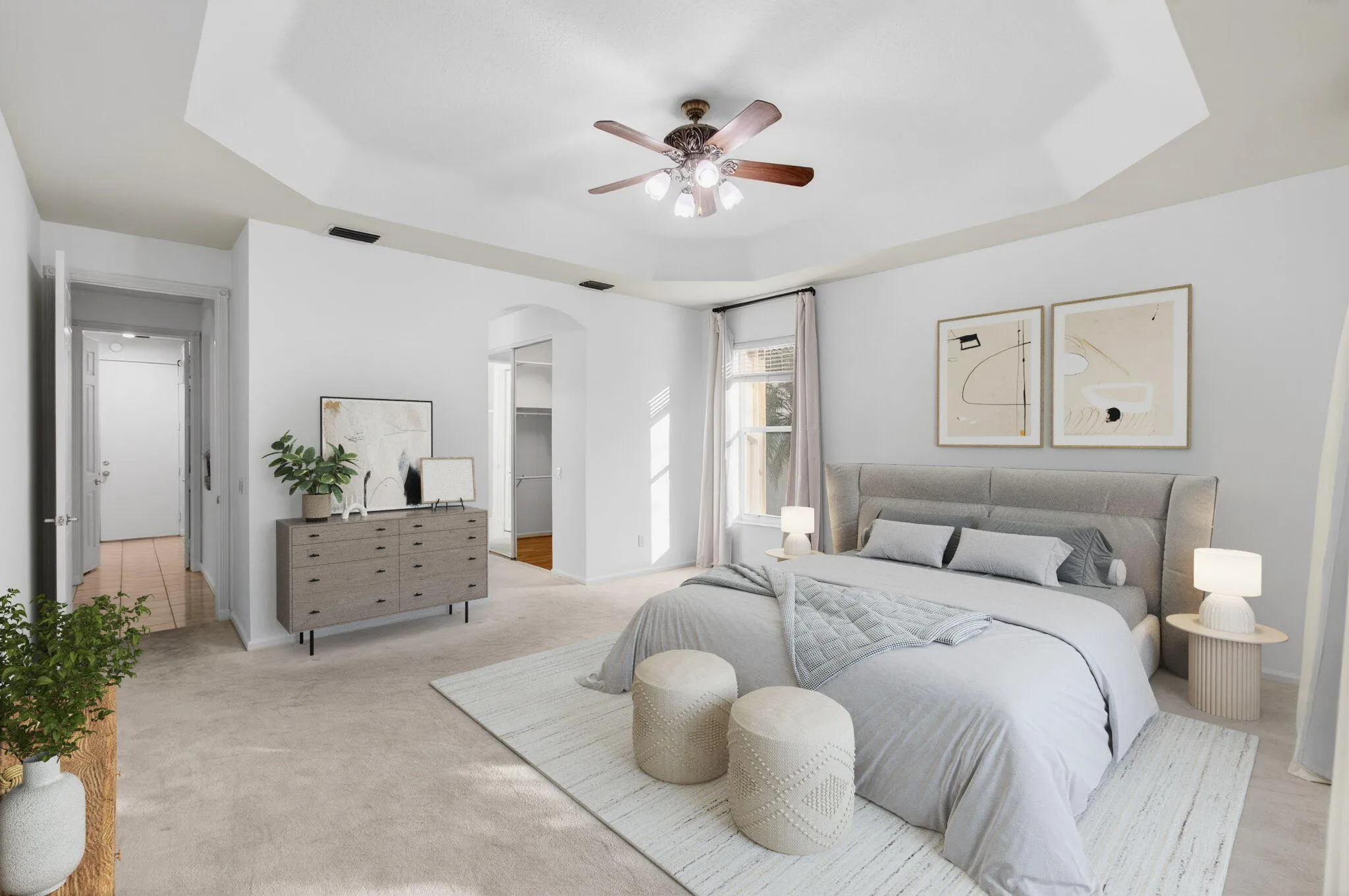 Virtual Primary Bedroom