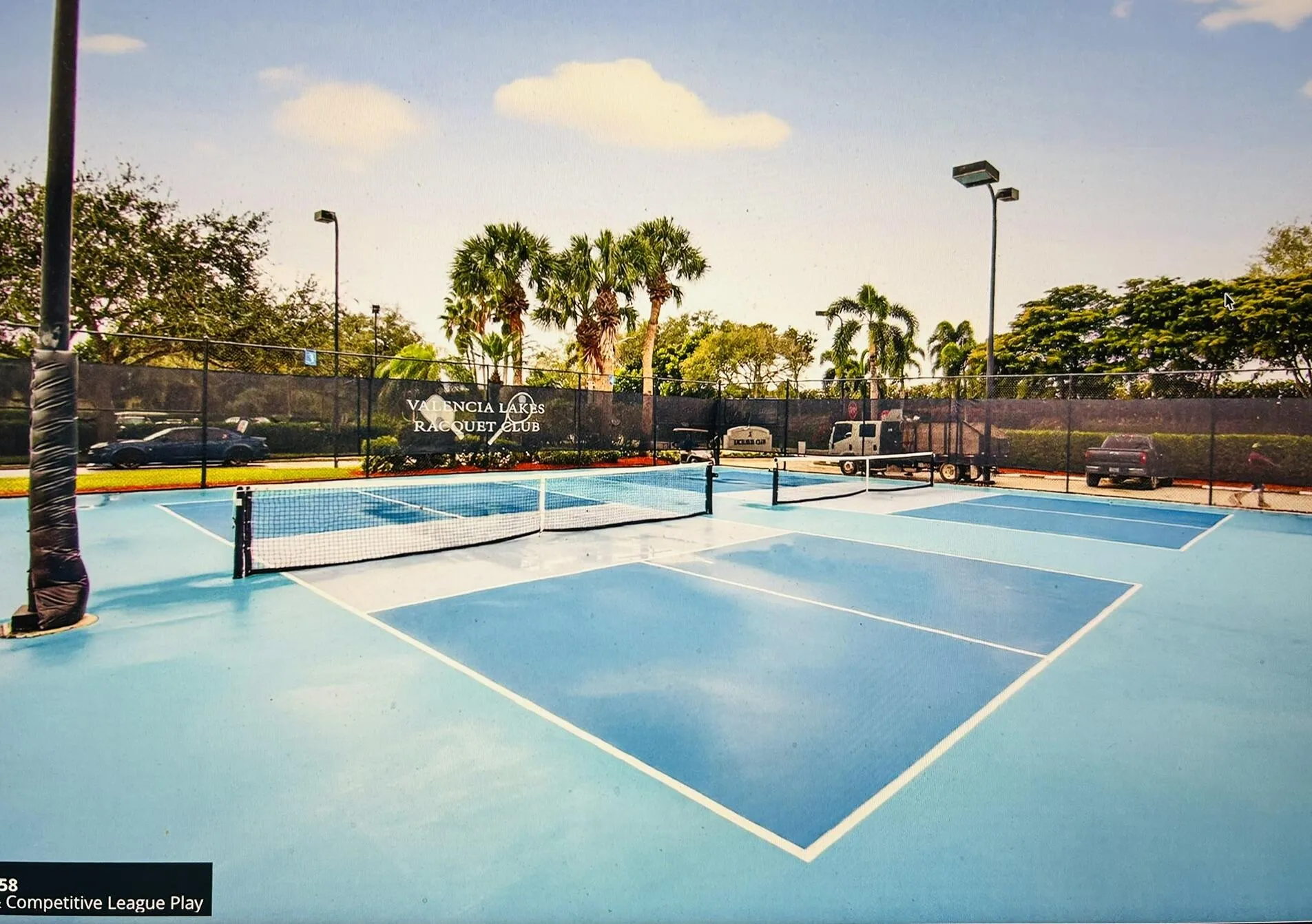 Tennis and Pickleball Leagues are very active at Valencia Lakes