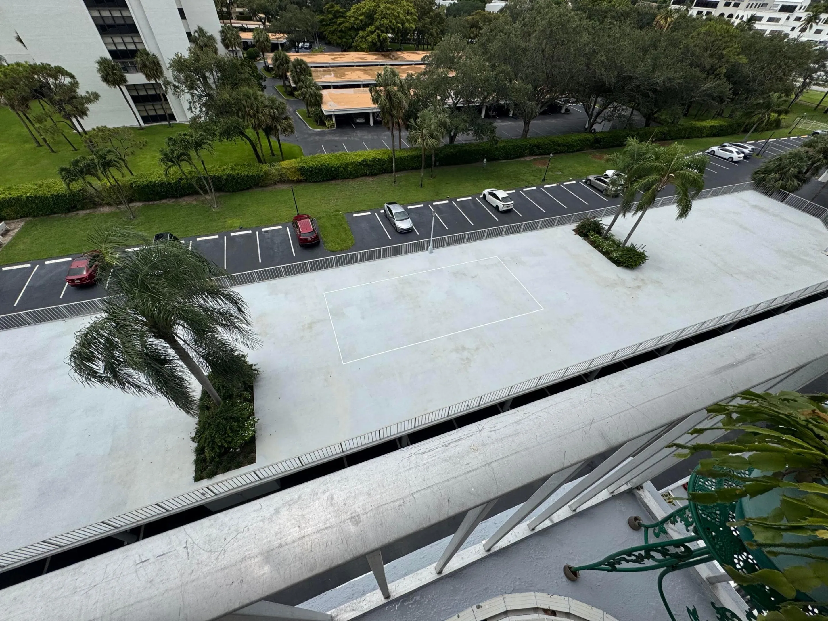 Rooftop deck