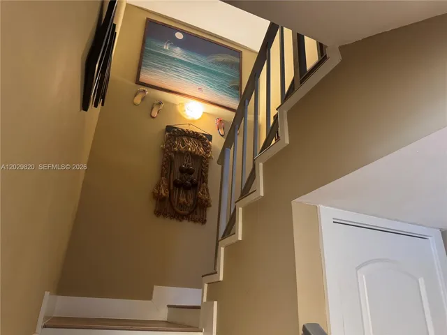Stairs to third floor