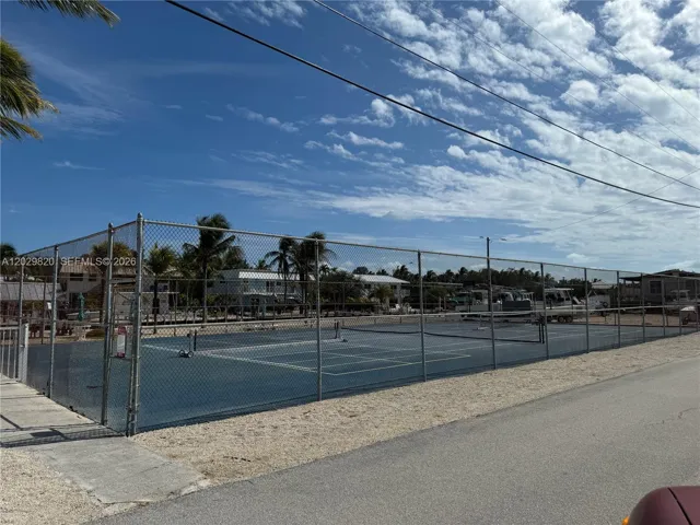 Tennis Court and docks