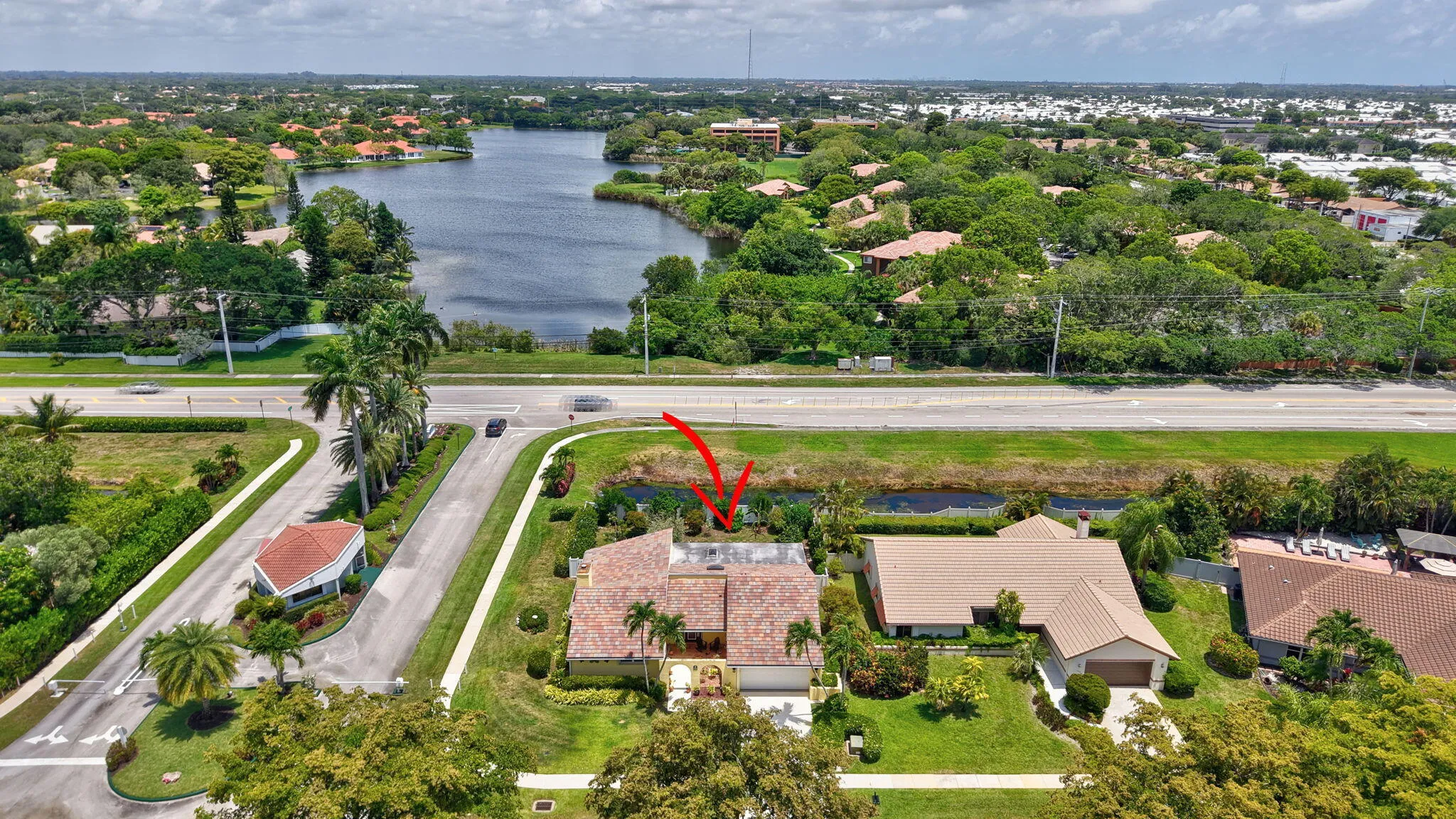Aerial Of Community