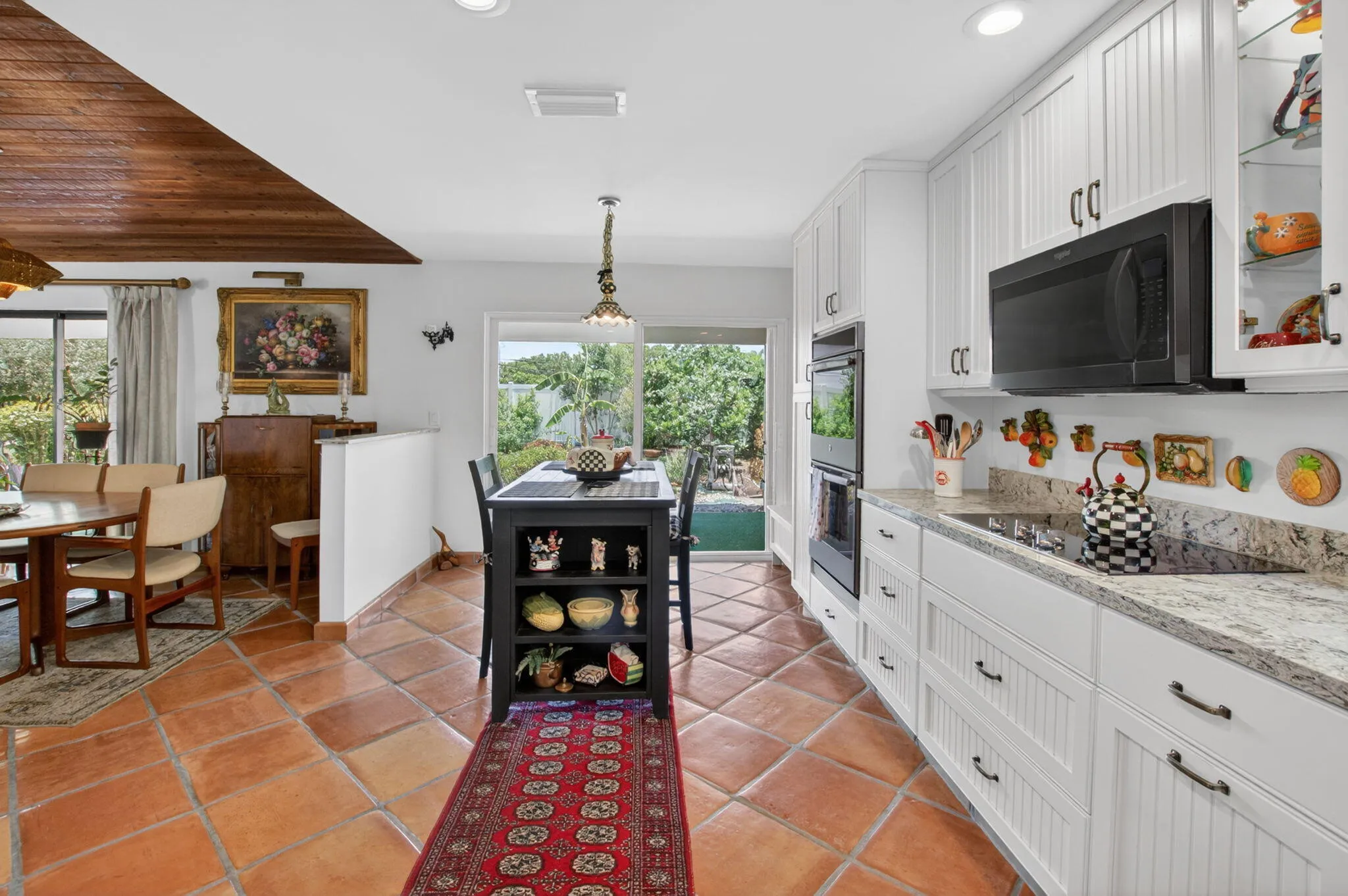 Galley Kitchen Dining Area