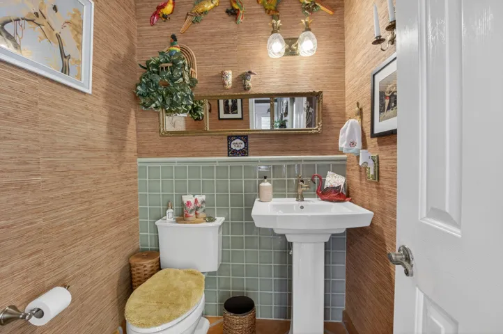 Half Bath off entry