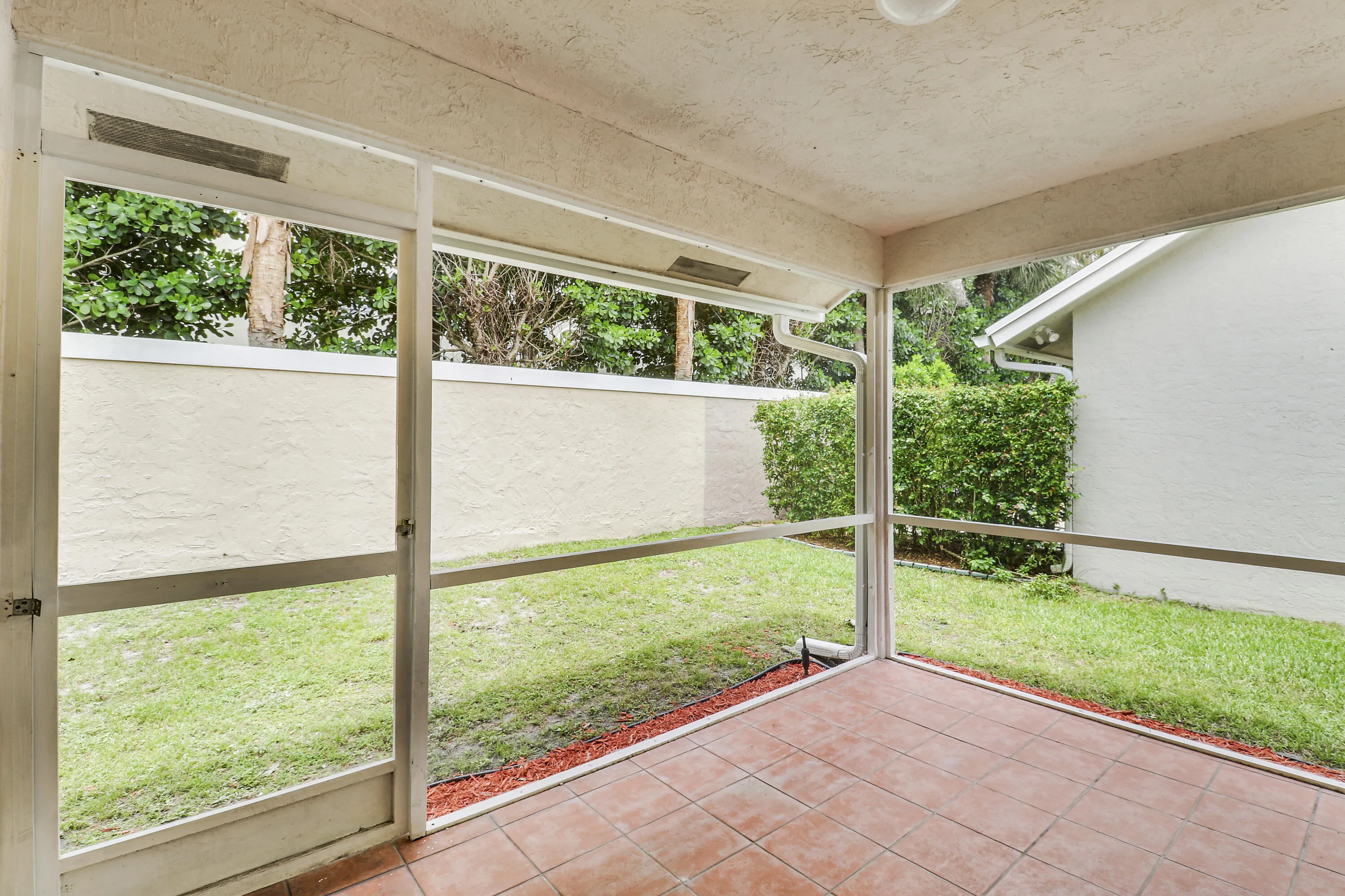 Screened-in patio