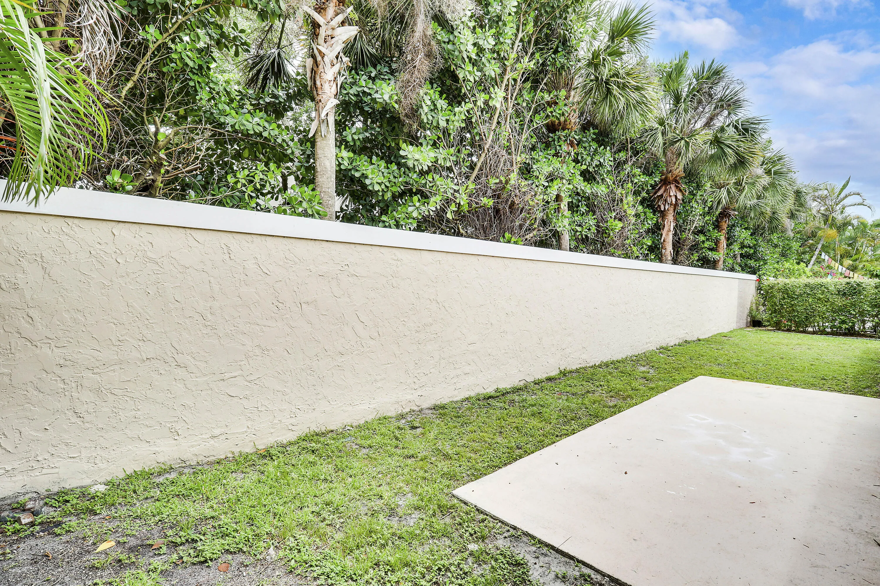 Back open patio