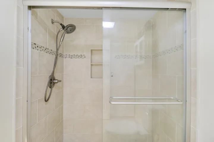 Master shower