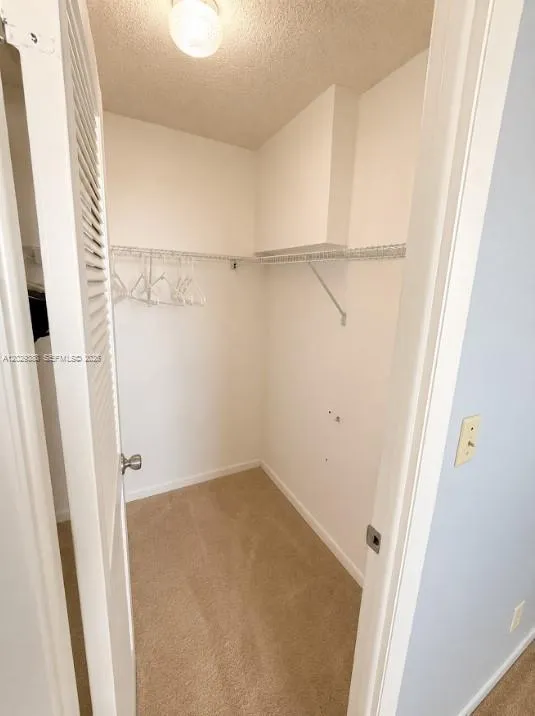 also walk-in closet in the second bedroom