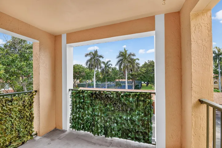 Private Covered Balcony