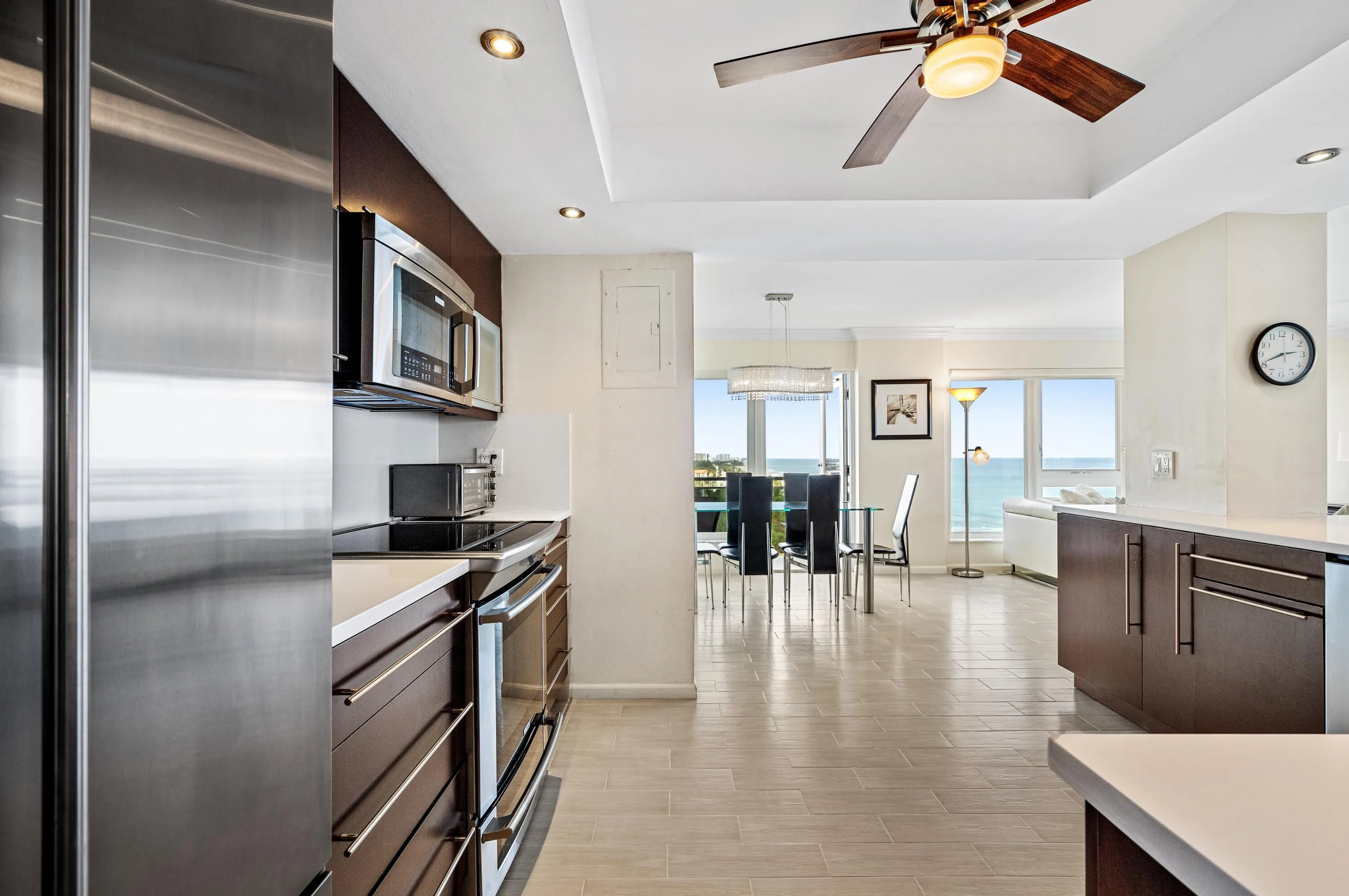KITCHEN TO OCEAN VIEW