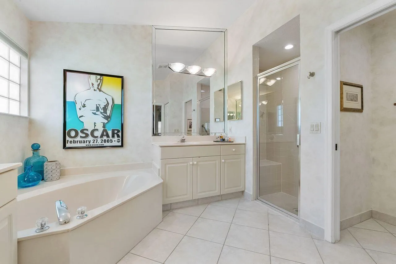 Master Bath with Shower and Private Toilet