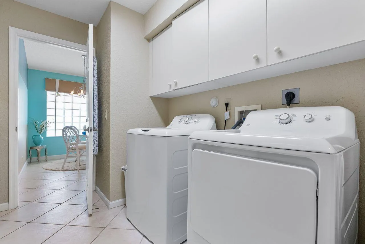 Convenient Laundry Room