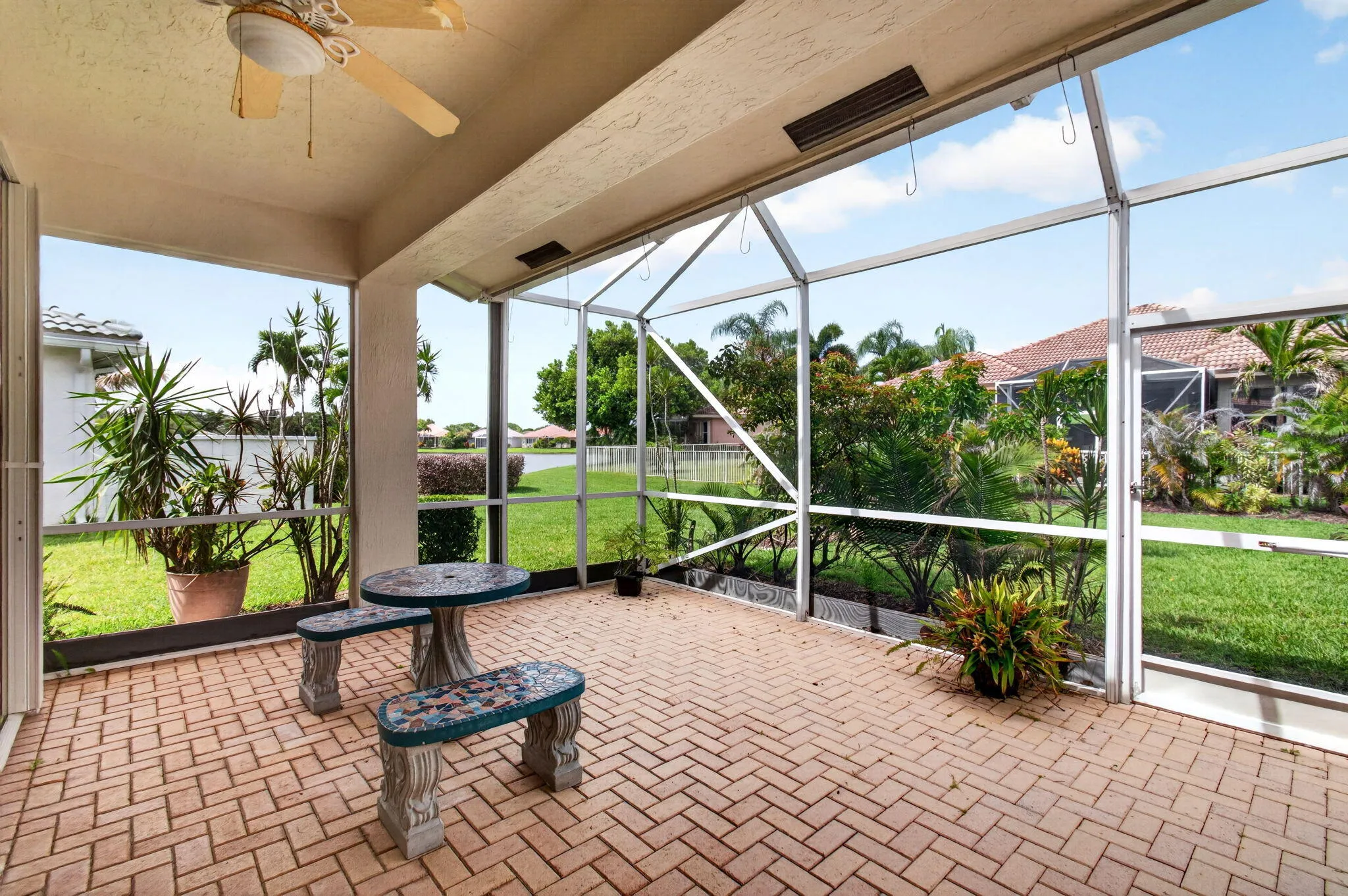 Patio w Lake Views