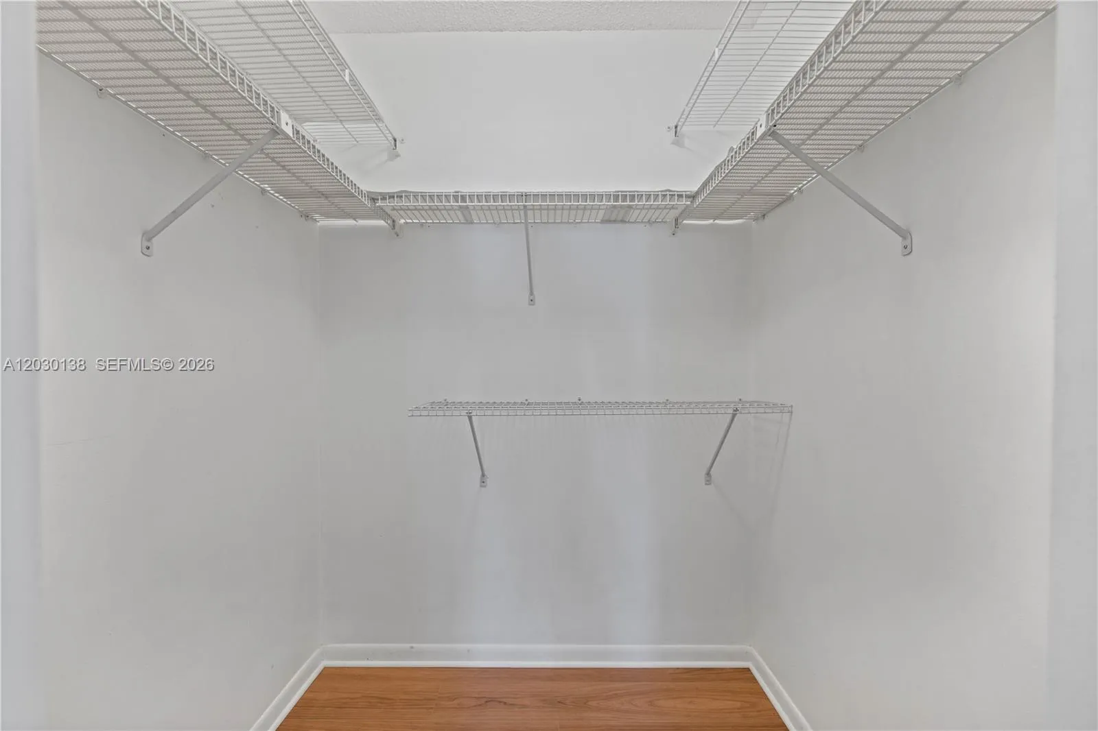 Double walk in closets