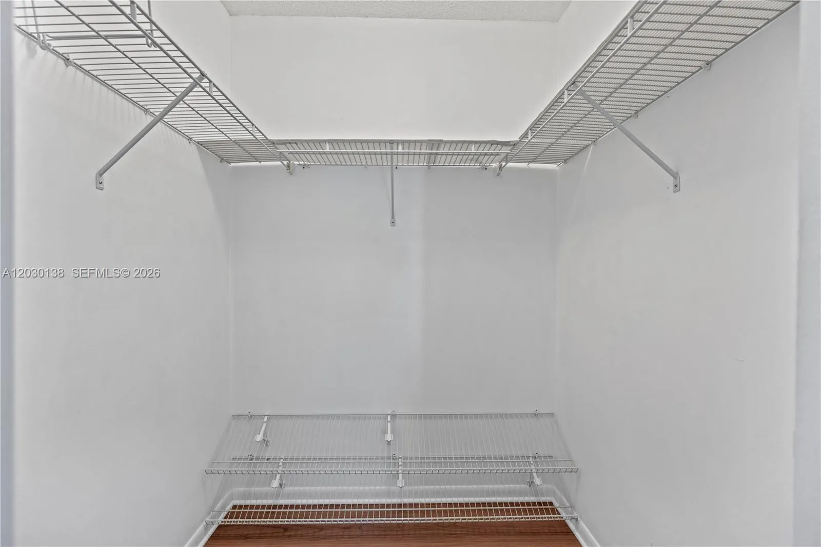 Double walk in closets