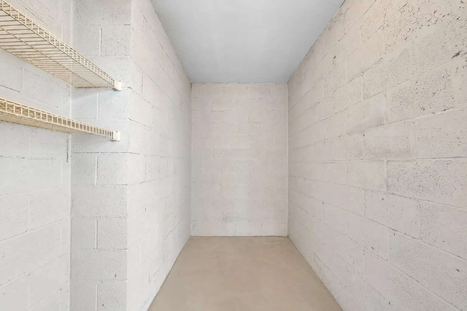 In Unit Storage room
