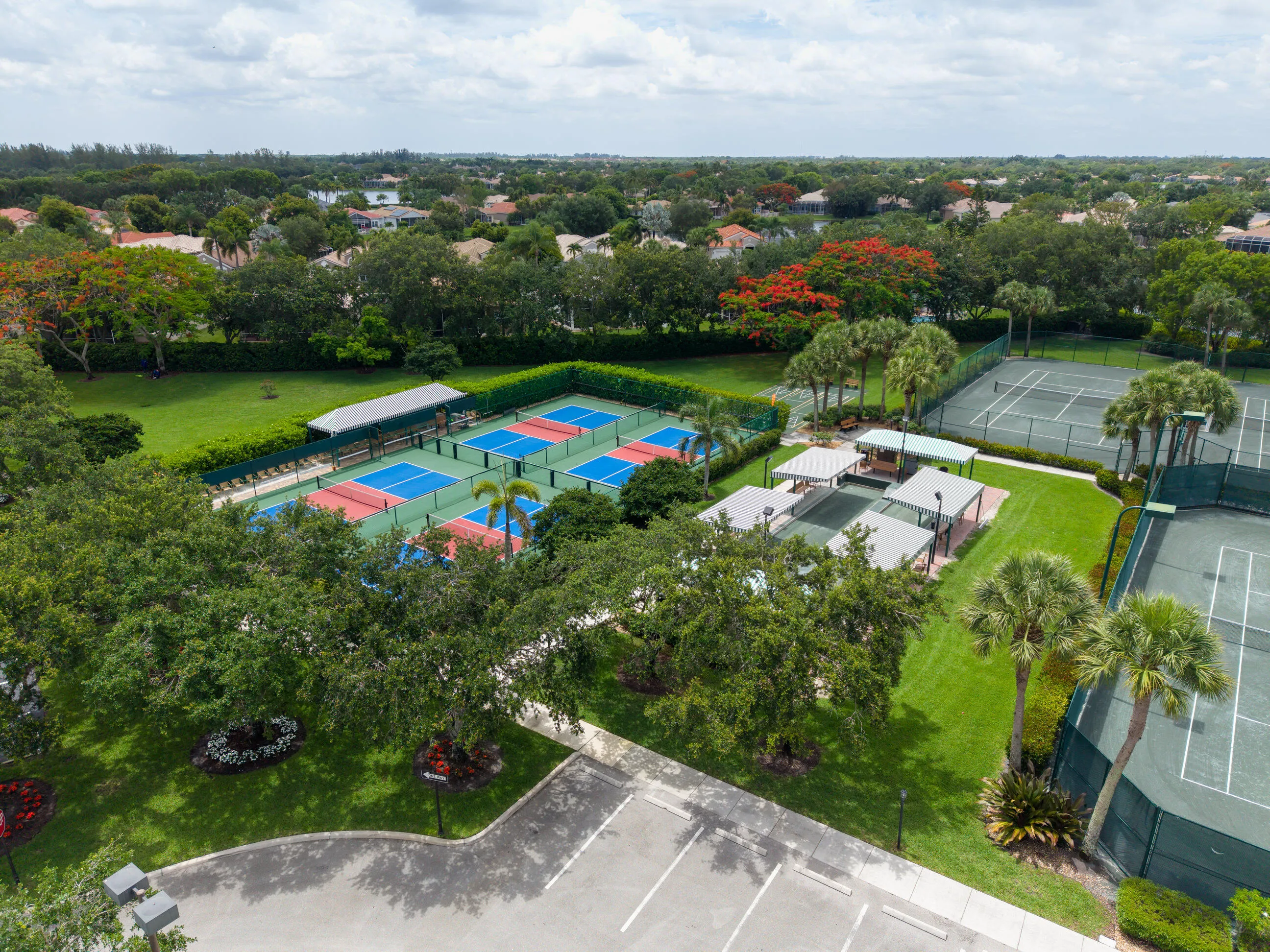 Guard gated Bellaggio community in Boynton Beach offering indoor and outdoor pools, restaurant, ballroom, library and social activities.